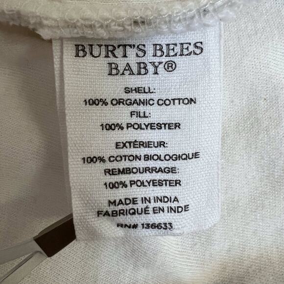 Burt's Bees Baby Pink Snowy Songbirds Bunting Size 0-3 Months - Picture 10 of 10